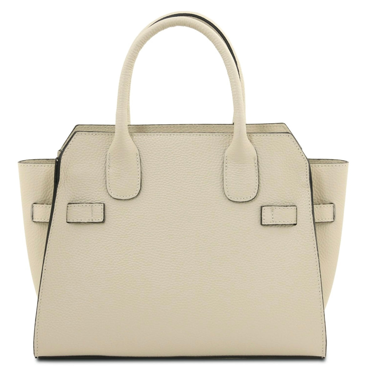 The Tropical Duchess Tuscany Leather Tote ORIGAMI TL142507 in Beige