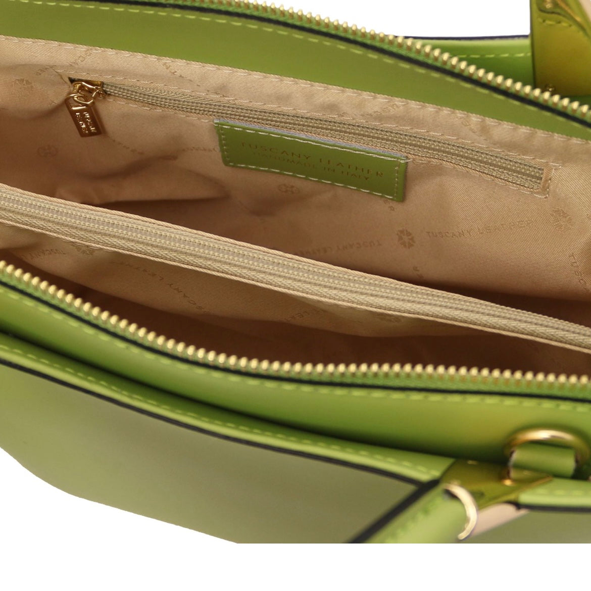 The Tropical Duchess Tuscany Leather TL BAG TL142287 in Green
