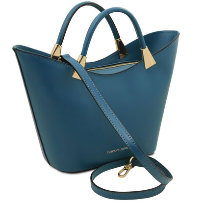 The Tropical Duchess Tuscany Leather TL BAG TL142287 in Teal