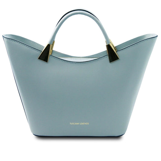 The Tropical Duchess Tuscany Leather TL BAG TL142287 in Light Blue