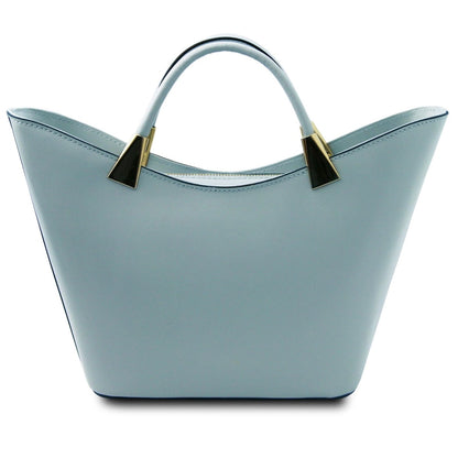 The Tropical Duchess Tuscany Leather TL BAG TL142287 in Light Blue