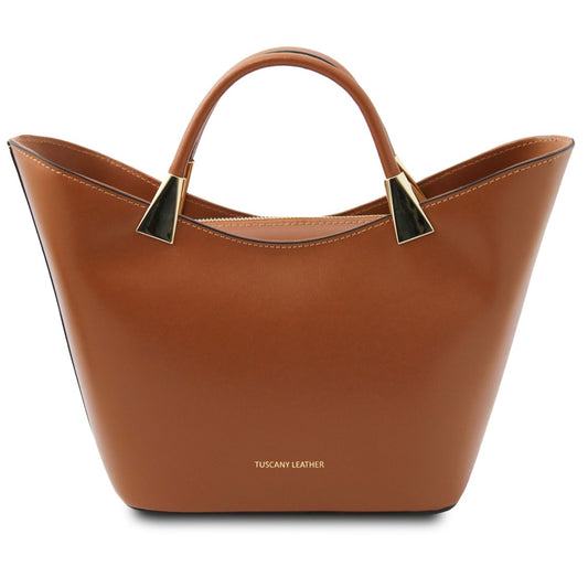 The Tropical Duchess Tuscany Leather TL BAG TL142287 in Cognac