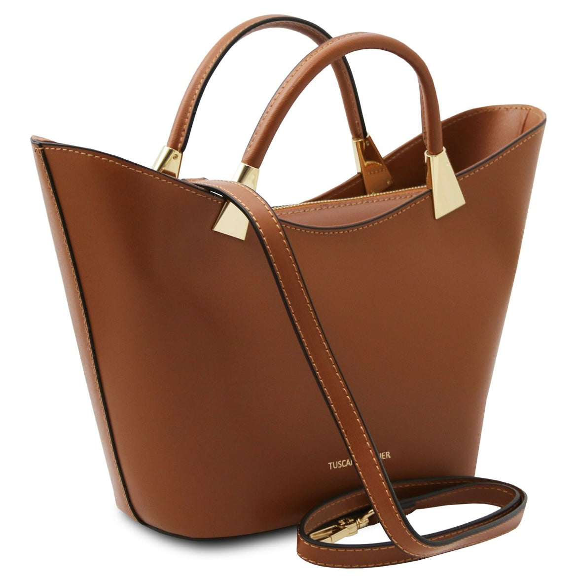 The Tropical Duchess Tuscany Leather TL BAG TL142287 in Cognac
