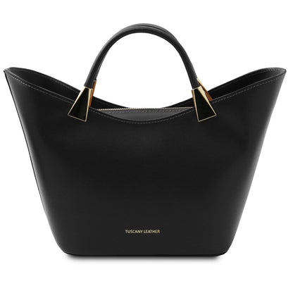 The Tropical Duchess Tuscany Leather TL BAG TL142287 in Black
