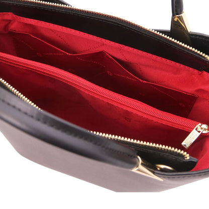 The Tropical Duchess Tuscany Leather TL BAG TL142287 in Black
