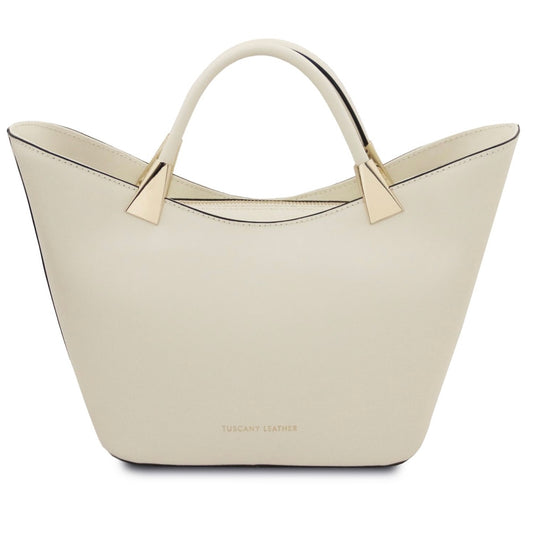The Tropical Duchess Tuscany Leather TL BAG TL142287 in Beige