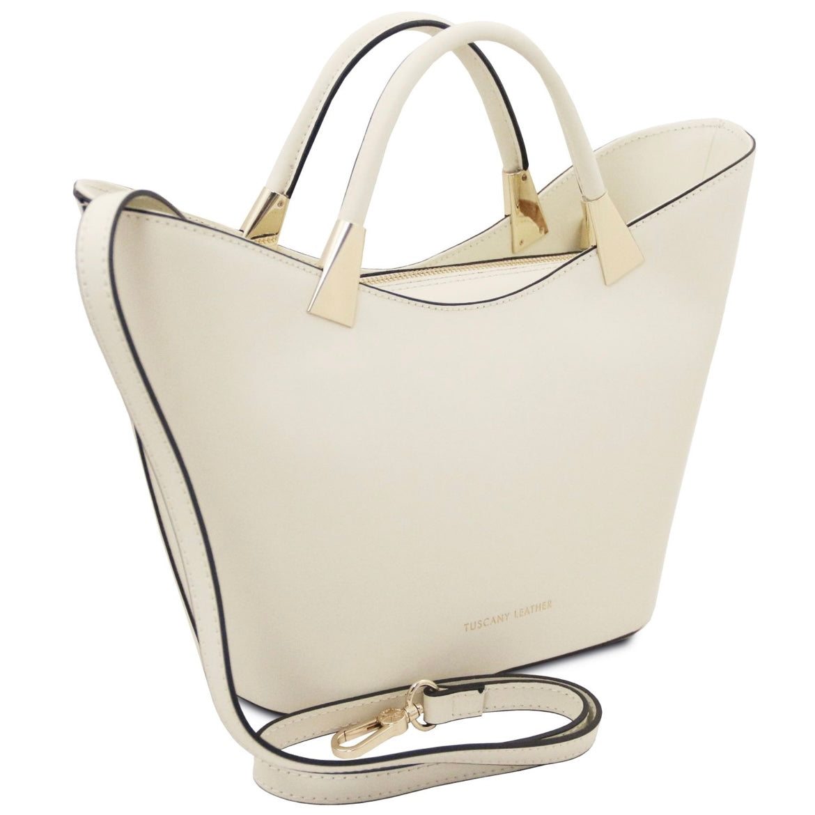 The Tropical Duchess Tuscany Leather TL BAG TL142287 in Beige