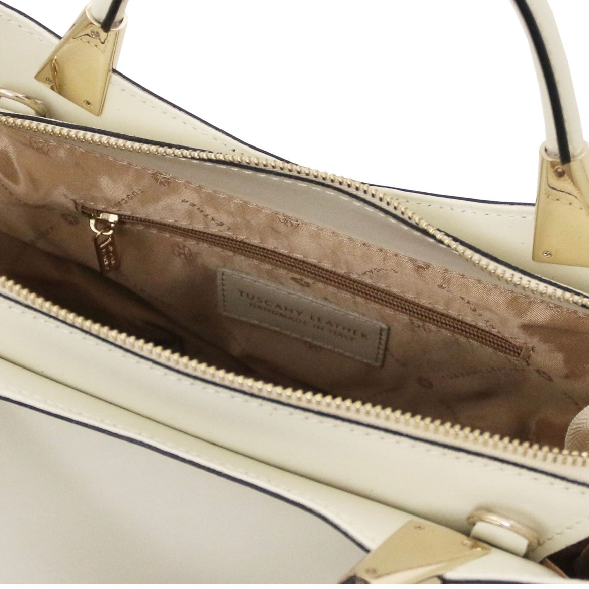 The Tropical Duchess Tuscany Leather TL BAG TL142287 in Beige