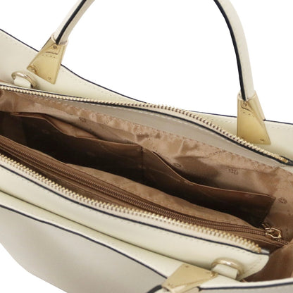 The Tropical Duchess Tuscany Leather TL BAG TL142287 in Beige