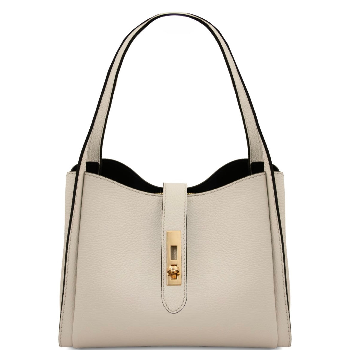 The Tropical Duchess Tuscany Leather SOAVE TL142583 Soft Leather Handbag in Beige