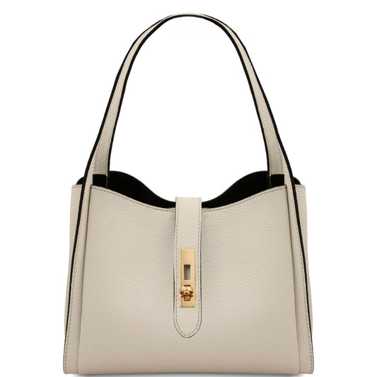 The Tropical Duchess Tuscany Leather SOAVE TL142583 Soft Leather Handbag in Beige