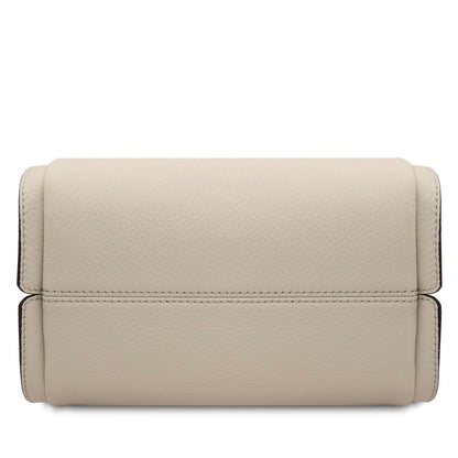 The Tropical Duchess Tuscany Leather SOAVE TL142583 Soft Leather Handbag in Beige