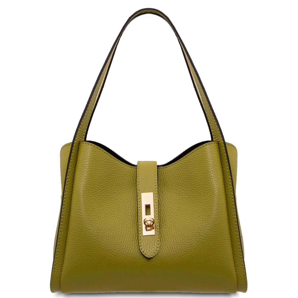 The Tropical Duchess Tuscany Leather SOAVE TL142583 Soft Leather Handbag in Green