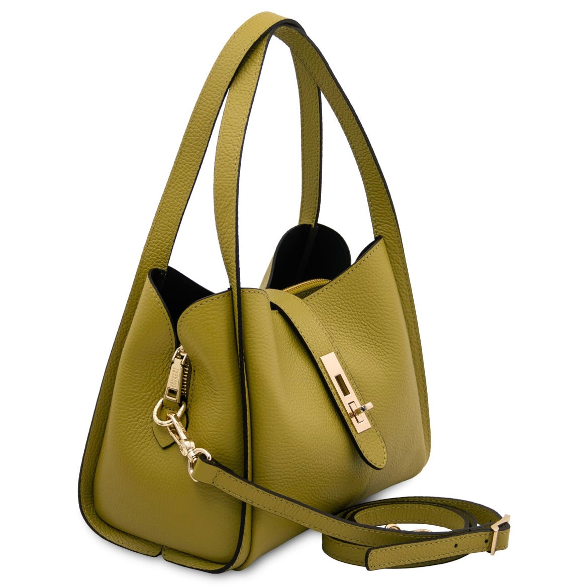 The Tropical Duchess Tuscany Leather SOAVE TL142583 Soft Leather Handbag in Green