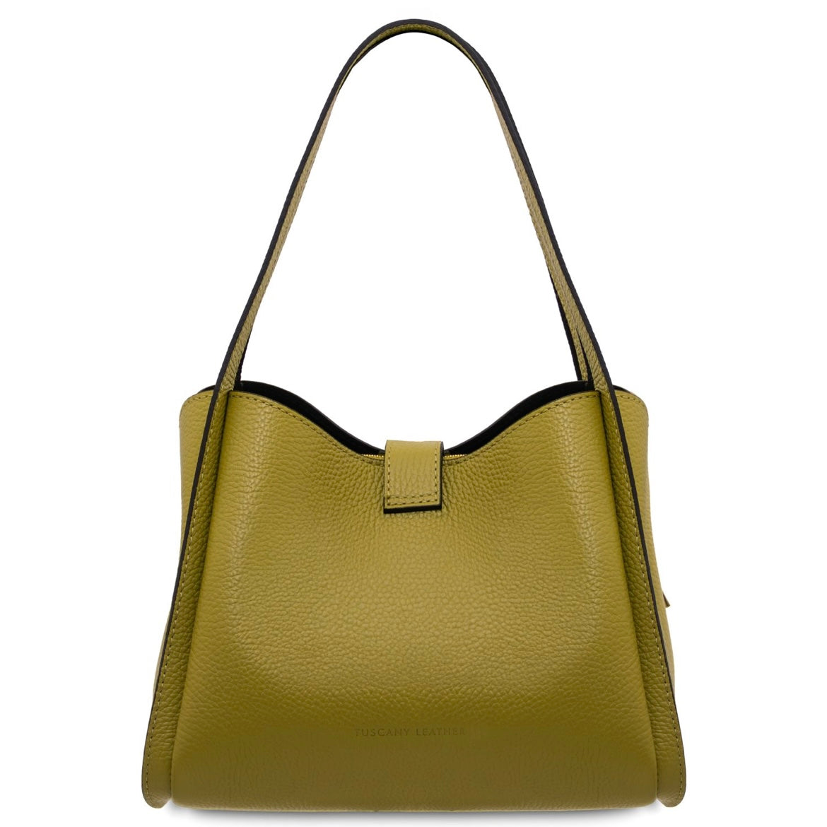 The Tropical Duchess Tuscany Leather SOAVE TL142583 Soft Leather Handbag in Green