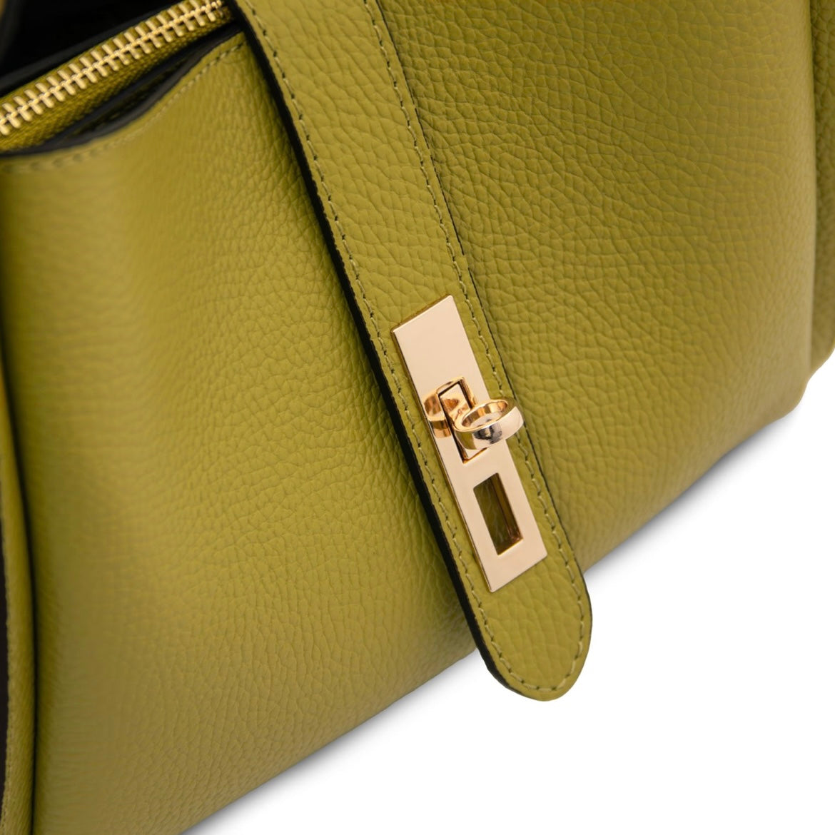 The Tropical Duchess Tuscany Leather SOAVE TL142583 Soft Leather Handbag in Green