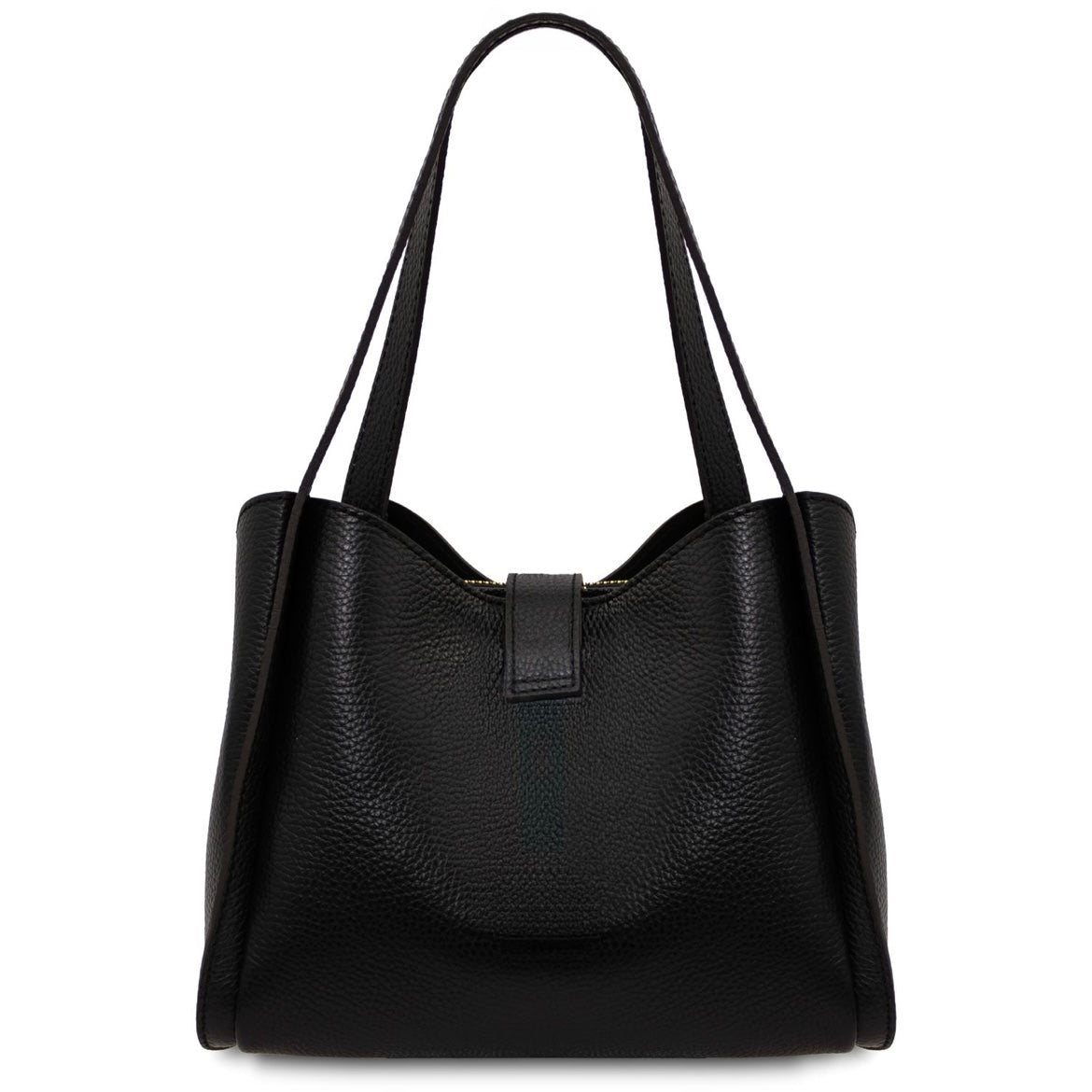 The Tropical Duchess Tuscany Leather SOAVE TL142583 Soft Leather Handbag in Black