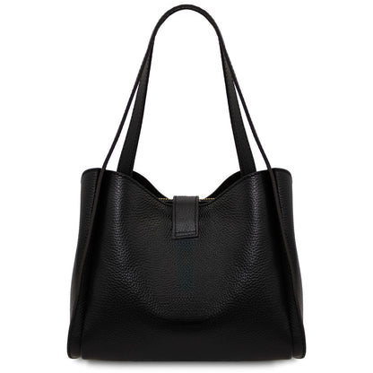 The Tropical Duchess Tuscany Leather SOAVE TL142583 Soft Leather Handbag in Black