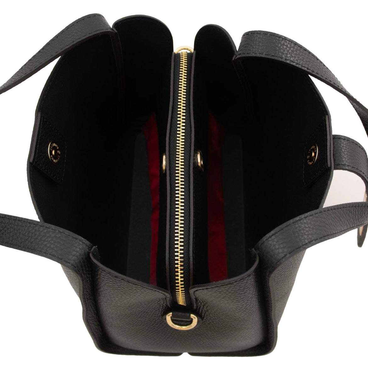 The Tropical Duchess Tuscany Leather SOAVE TL142583 Soft Leather Handbag in Black
