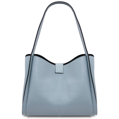 The Tropical Duchess Tuscany Leather SOAVE TL142583 Soft Leather Handbag in Light Blue
