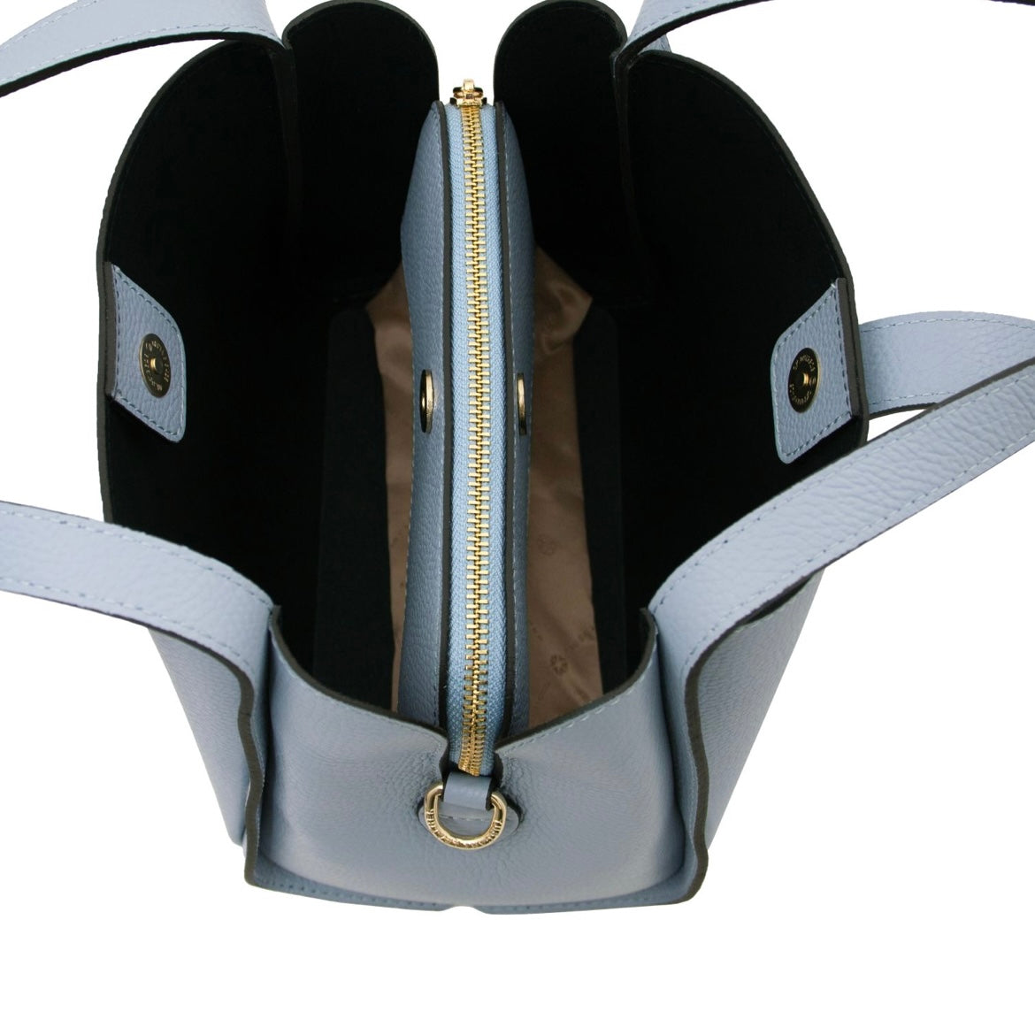 The Tropical Duchess Tuscany Leather SOAVE TL142583 Soft Leather Handbag in Light Blue