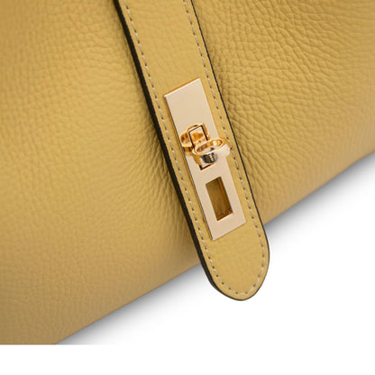 The Tropical Duchess Tuscany Leather SOAVE TL142583 Soft Leather Handbag in Pastel Yellow
