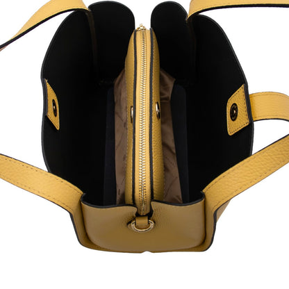 The Tropical Duchess Tuscany Leather SOAVE TL142583 Soft Leather Handbag in Pastel Yellow