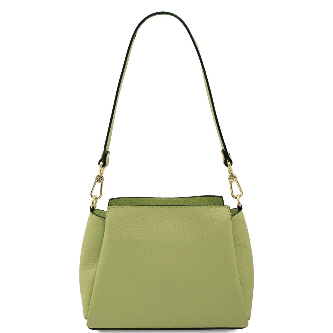 The Tropical Duchess Tuscany Leather ABBY TL142500 Leather Handbag in Lime Green