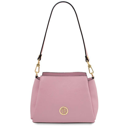The Tropical Duchess Tuscany Leather ABBY TL142500 Leather Handbag in Ballet Pink