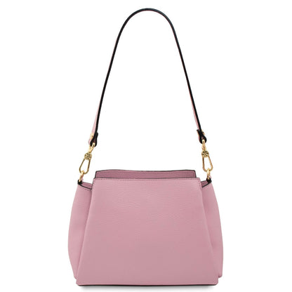 The Tropical Duchess Tuscany Leather ABBY TL142500 Leather Handbag in Ballet Pink