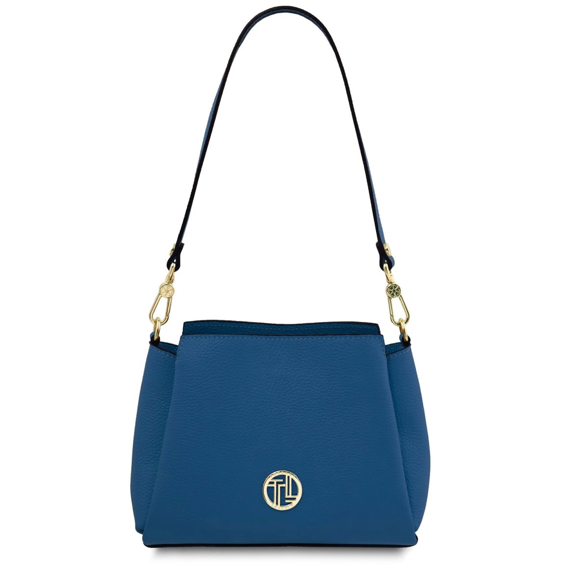 The Tropical Duchess Tuscany Leather ABBY TL142500 Leather Handbag in Denim