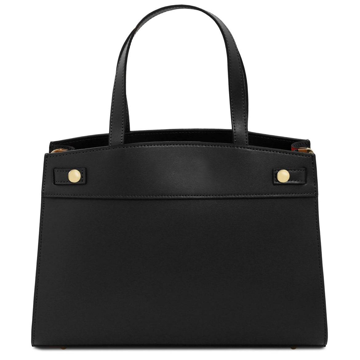 The Tropical Duchess Tuscany Leather MUSA TL142560 Leather Handbag in Black