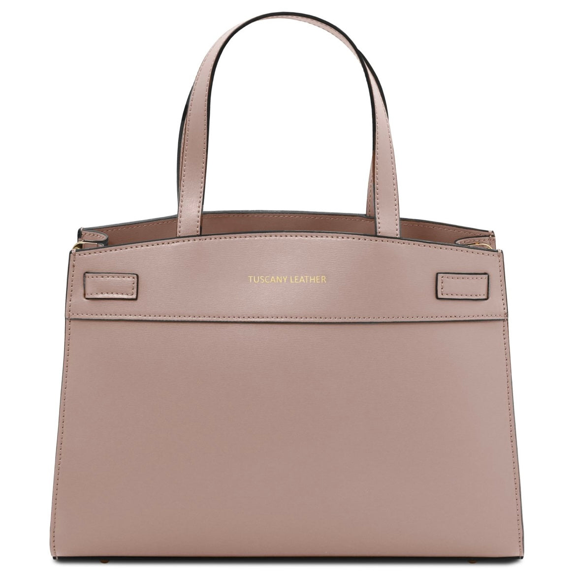 The Tropical Duchess Tuscany Leather MUSA TL142560 Leather Handbag in Nude
