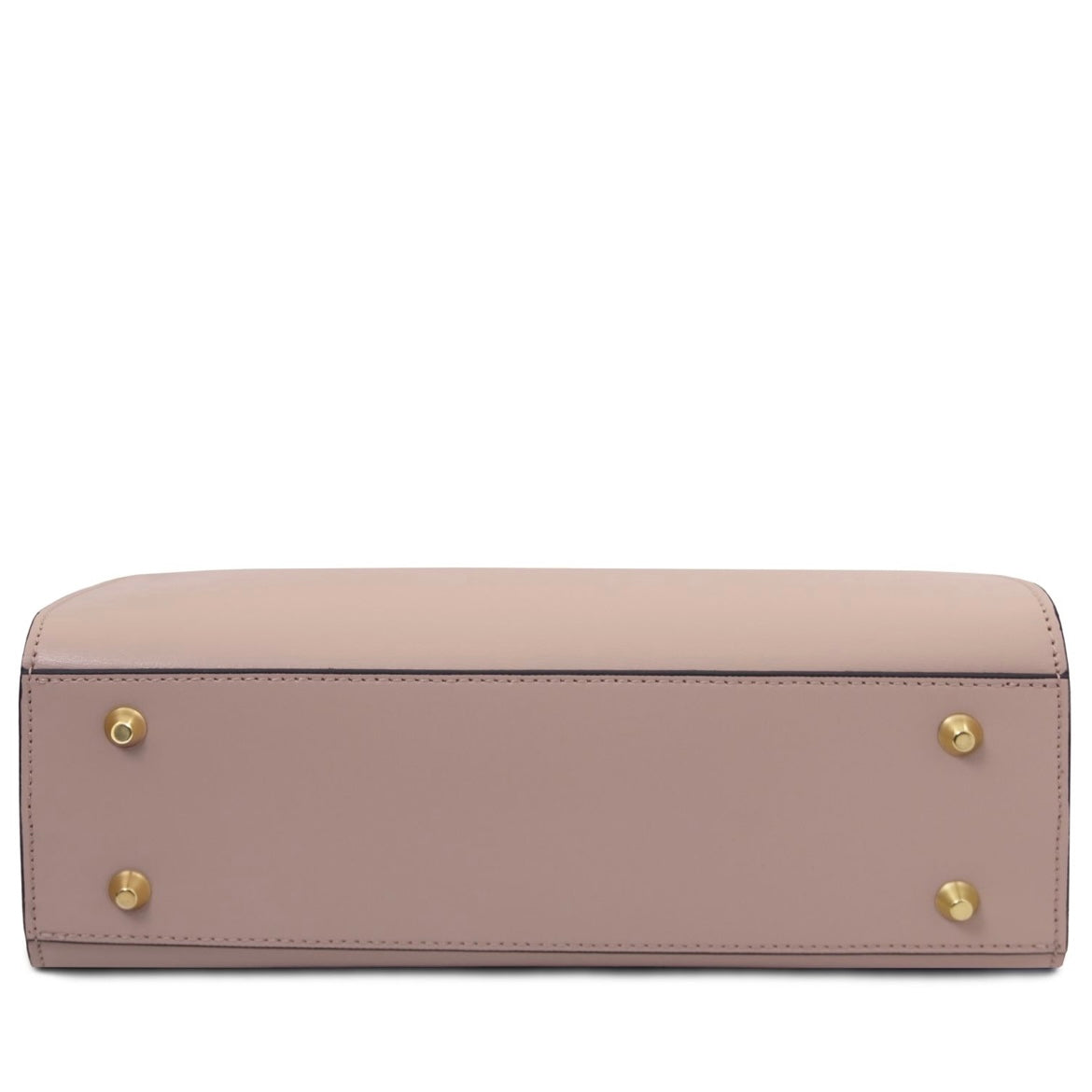 The Tropical Duchess Tuscany Leather MUSA TL142560 Leather Handbag in Nude