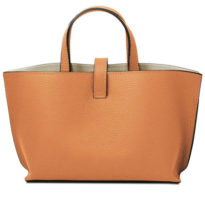 The Tropical Duchess Tuscany Leather AGATHA TL142456 Leather Handbag in Apricot