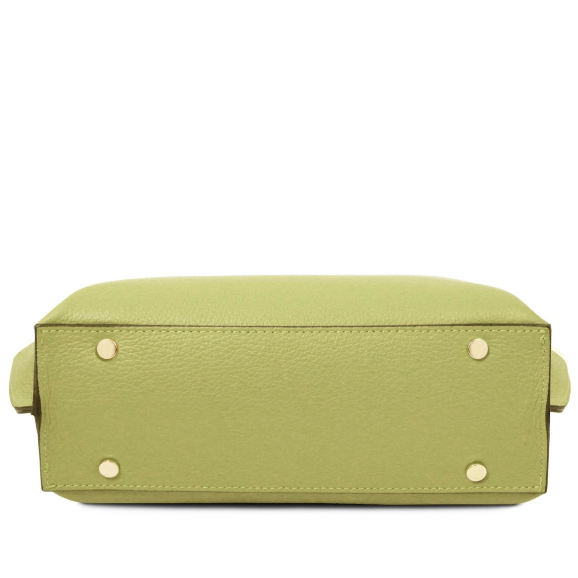 The Tropical Duchess Tuscany Leather AGATHA TL142456 Leather Handbag in Lime Green