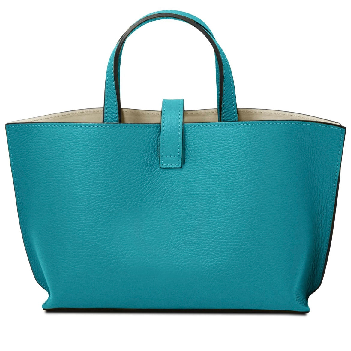 The Tropical Duchess Tuscany Leather AGATHA TL142456 Leather Handbag in Turquoise