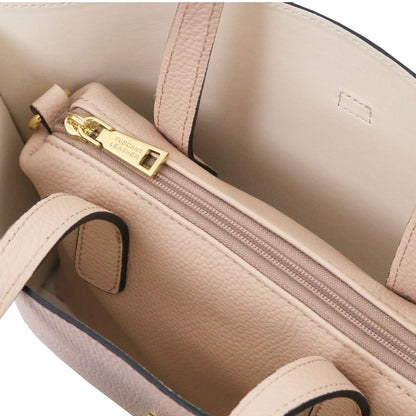 The Tropical Duchess Tuscany Leather AGATHA TL142456 Leather Handbag in Nude