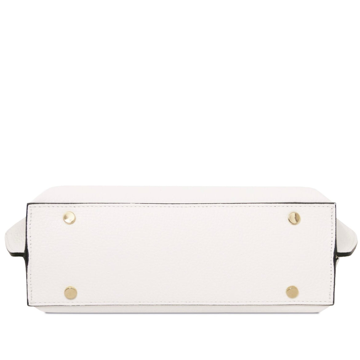 The Tropical Duchess Tuscany Leather AGATHA TL142456 Leather Handbag in White