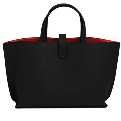 The Tropical Duchess Tuscany Leather AGATHA TL142456 Leather Handbag in Black