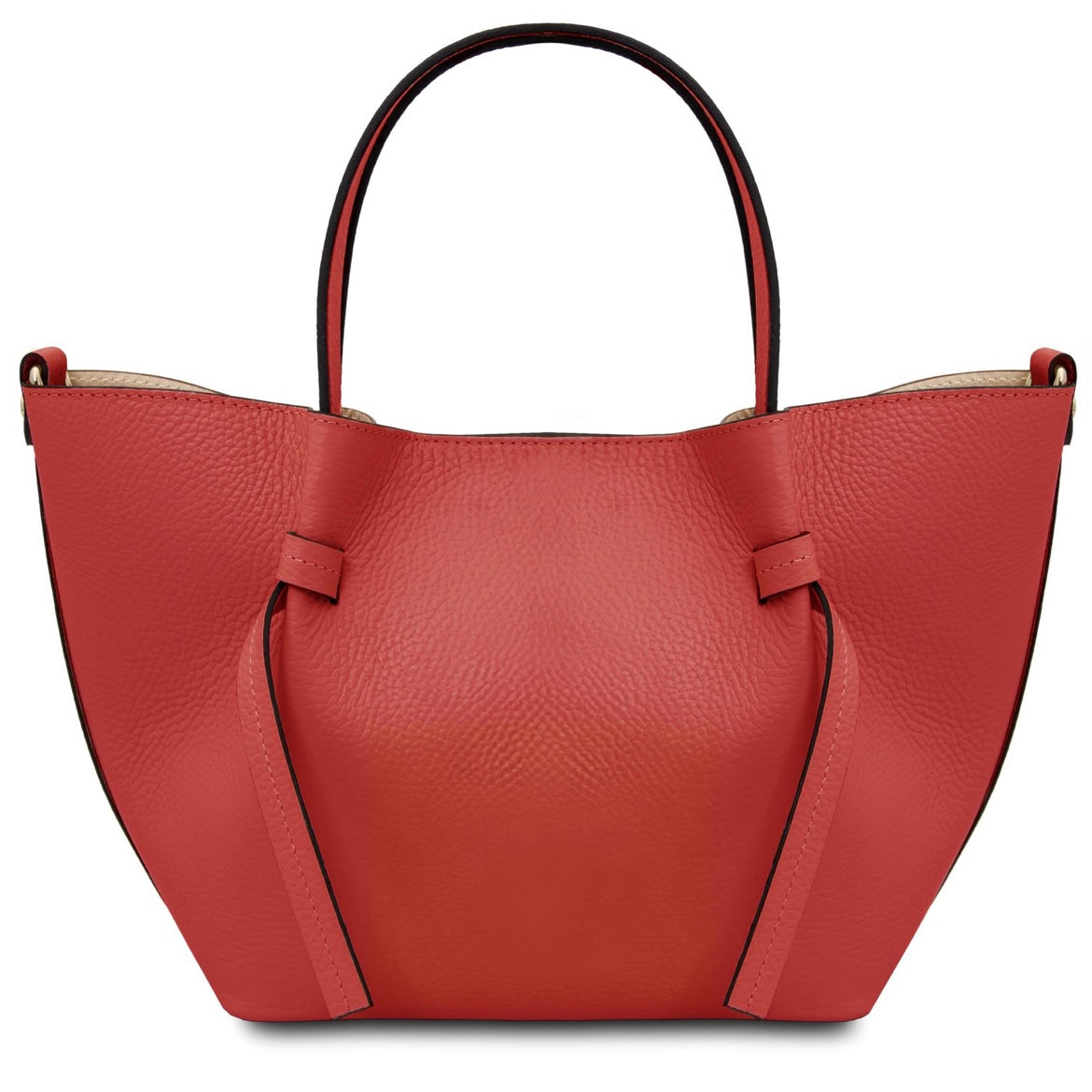 The Tropical Duchess Tuscany Leather  LEGAME TL142482 Leather Handbag - Small Size in Coral