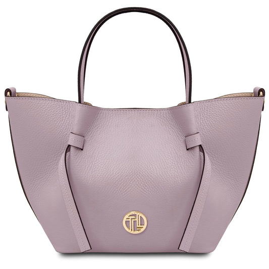 The Tropical Duchess Tuscany Leather  LEGAME TL142482 Leather Handbag - Small Size in Lilac