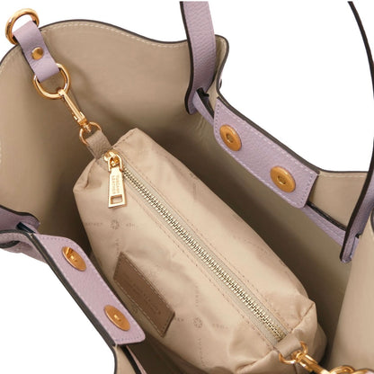 The Tropical Duchess Tuscany Leather  LEGAME TL142482 Leather Handbag - Small Size in Lilac