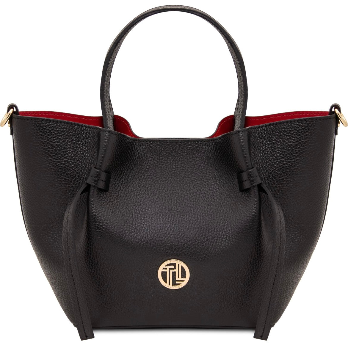 The Tropical Duchess Tuscany Leather  LEGAME TL142482 Leather Handbag - Small Size in Black