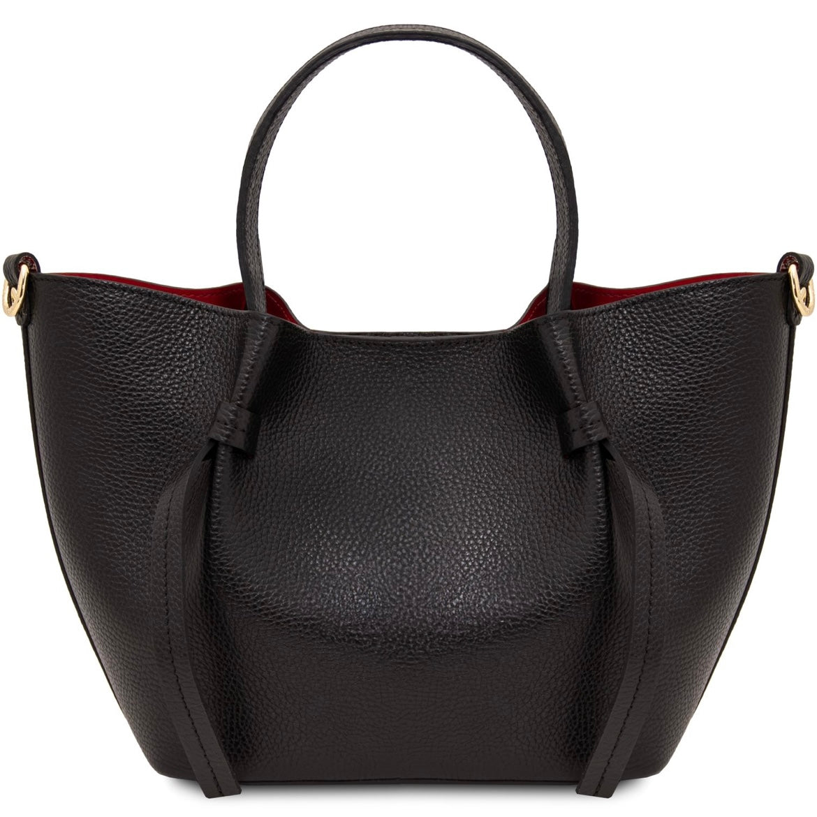 The Tropical Duchess Tuscany Leather  LEGAME TL142482 Leather Handbag - Small Size in Black