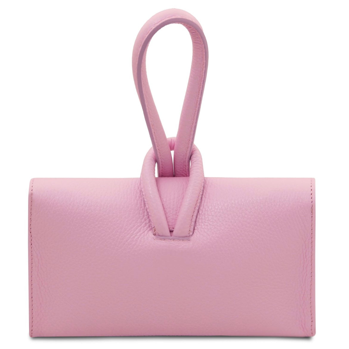 The Tropical Duchess Tuscany Leather Clutch Bag TL141990 in Ballet Pink