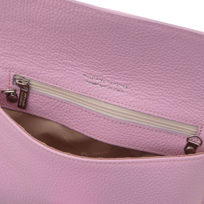 The Tropical Duchess Tuscany Leather Clutch Bag TL141990 in Ballet Pink