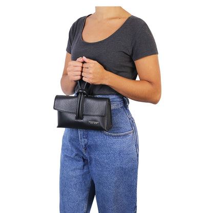 The Tropical Duchess Tuscany Leather Clutch Bag TL141990 in Lime Green