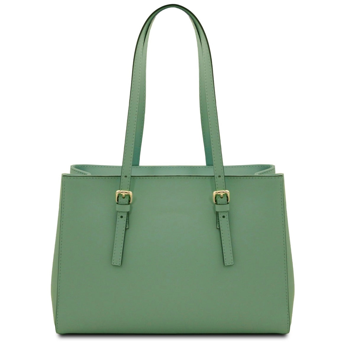 The Tropical Duchess Tuscany Leather Shoulder bag TL BAG TL142037 in Mint Green