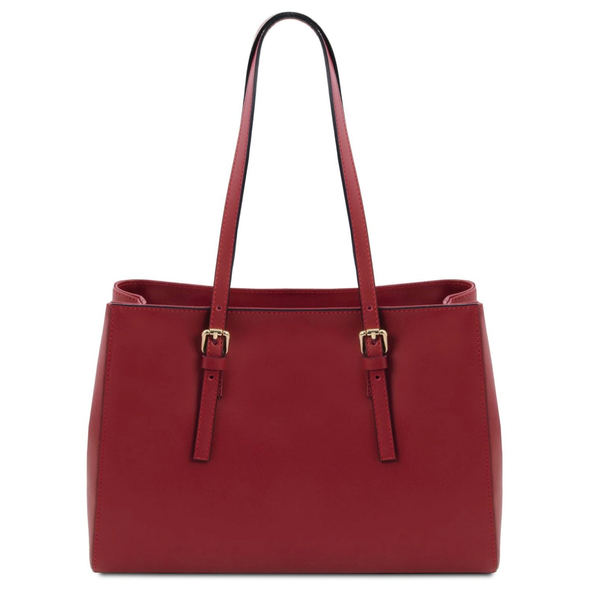 The Tropical Duchess Tuscany Leather Shoulder bag TL BAG TL142037 in Red